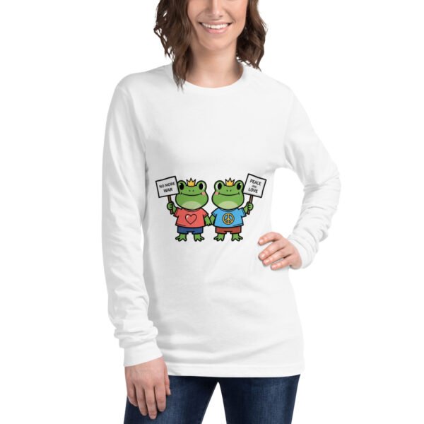 No More War: Unisex Long Sleeve Tee - Image 13